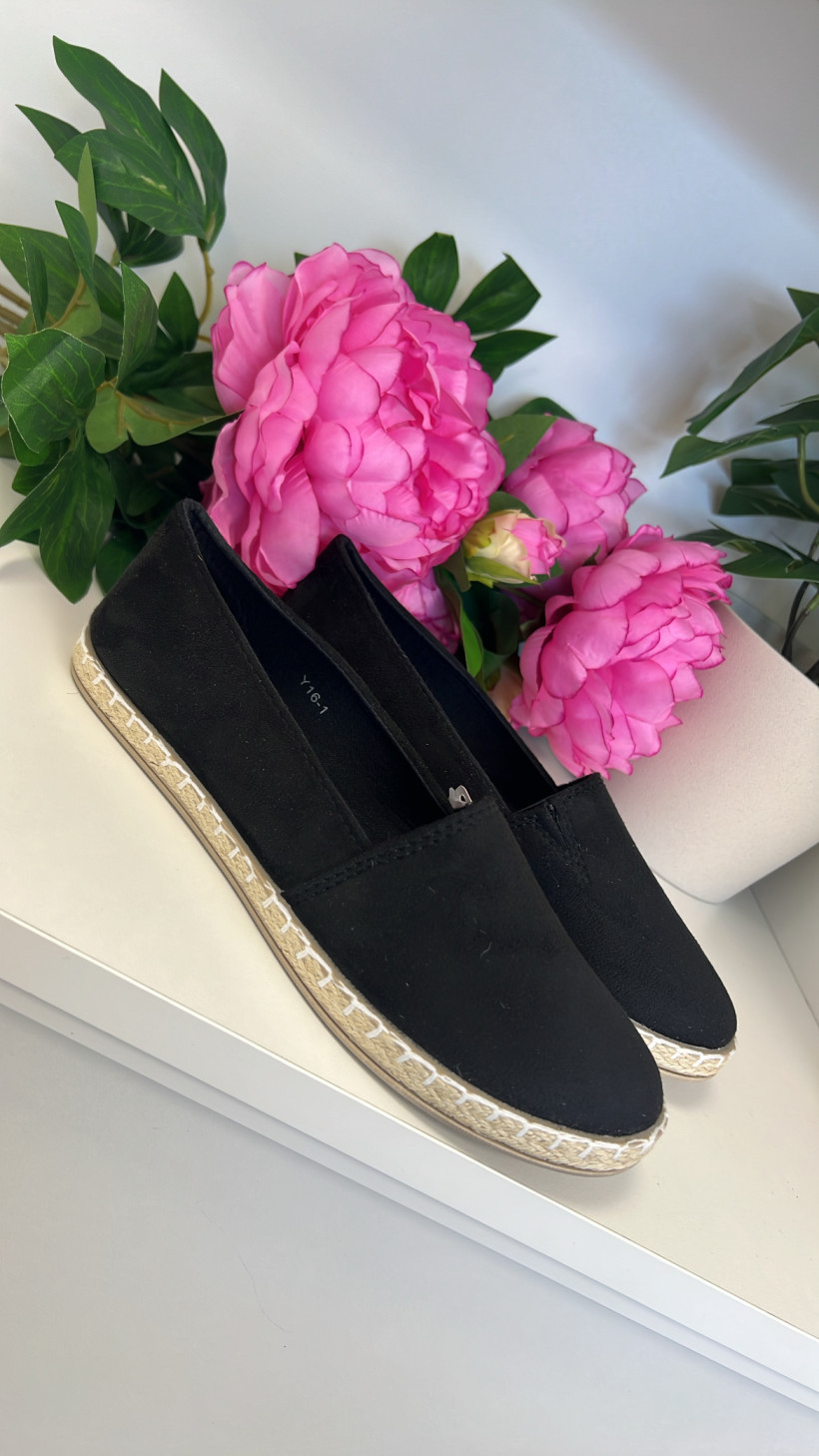 Espadryle czarne 12948