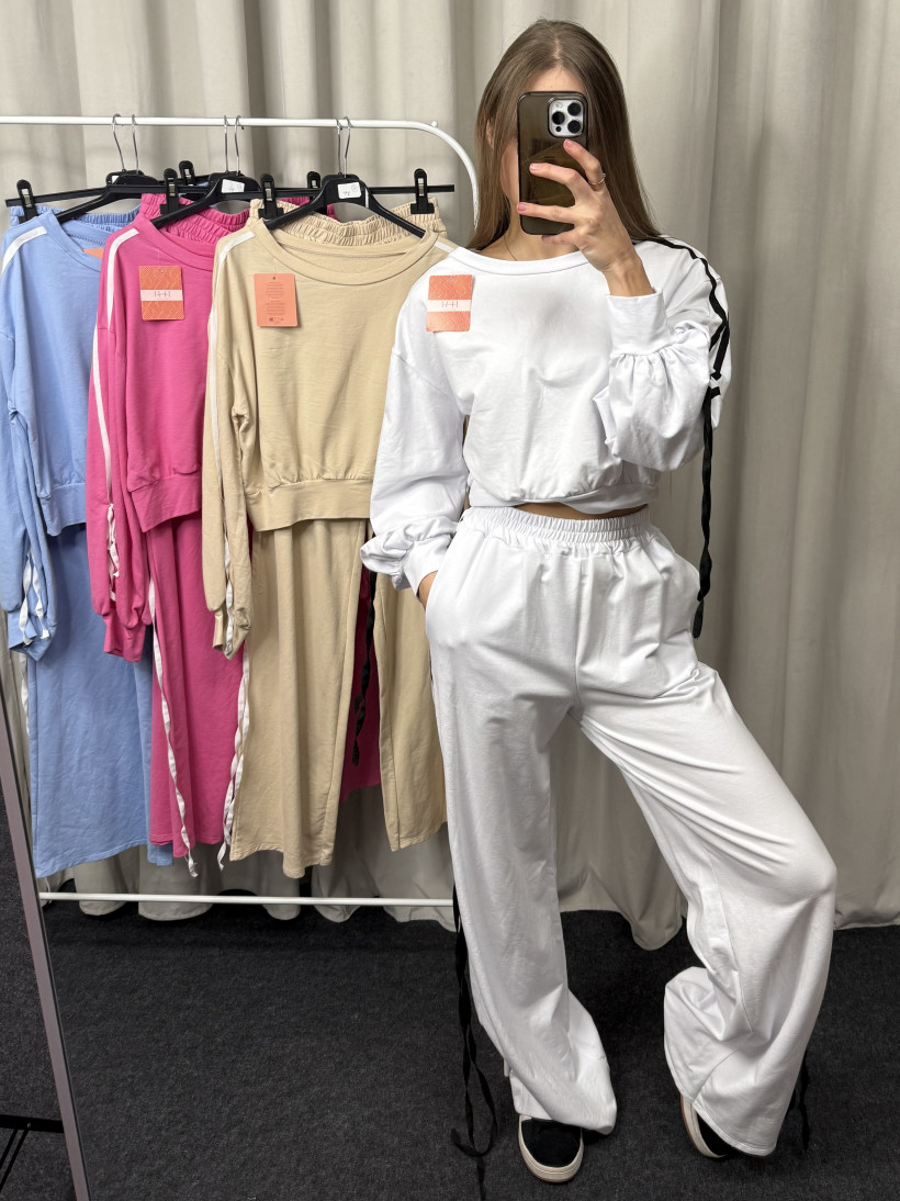 Komplet dresowy kokardki