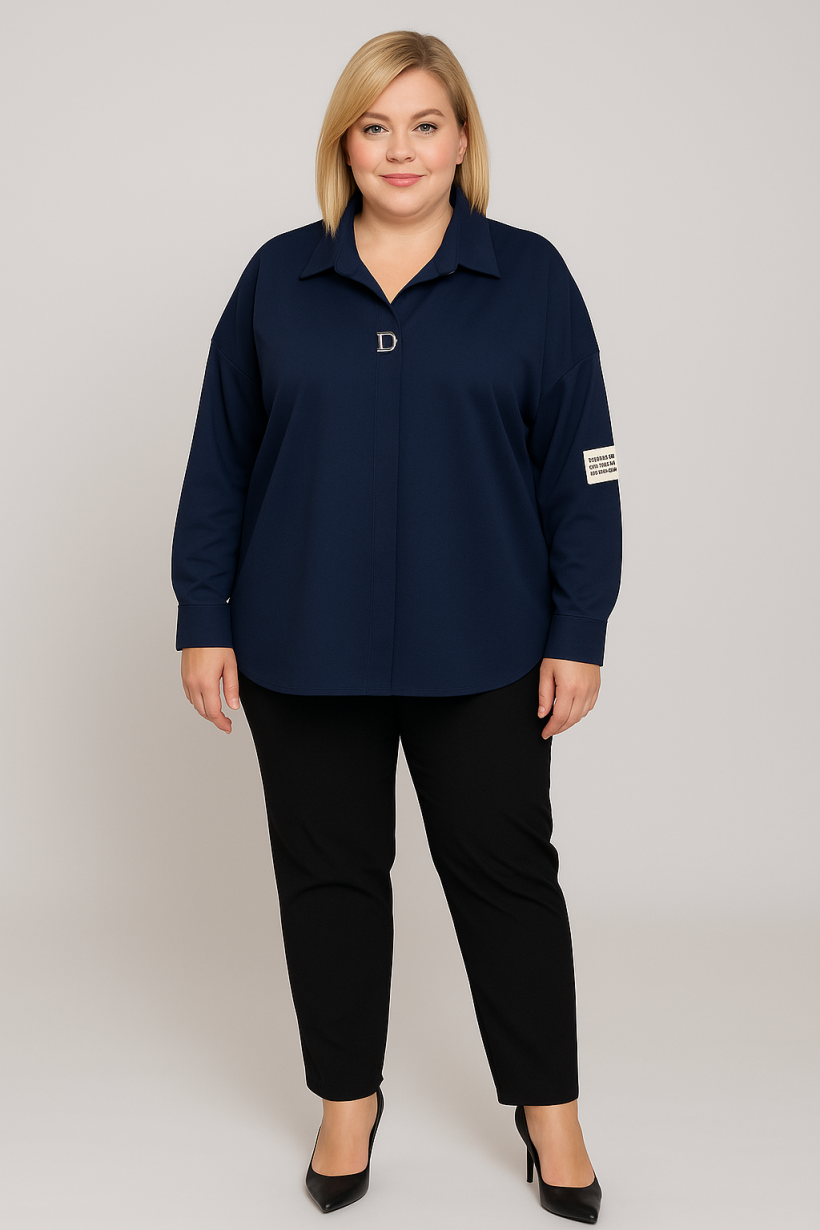 Koszulo-bluza masełko Plus Size - KOLORY
