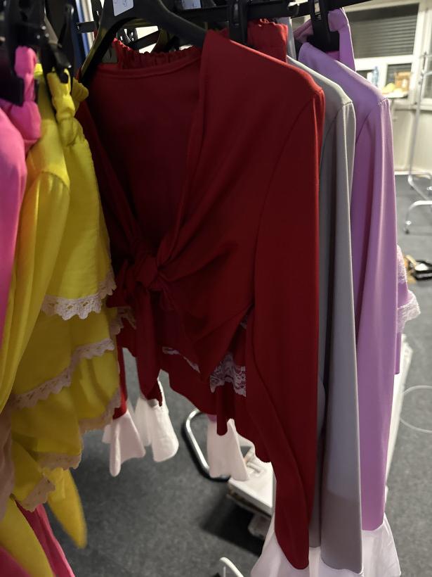 Komplet bluzka + spódniczka/spodenki koronka