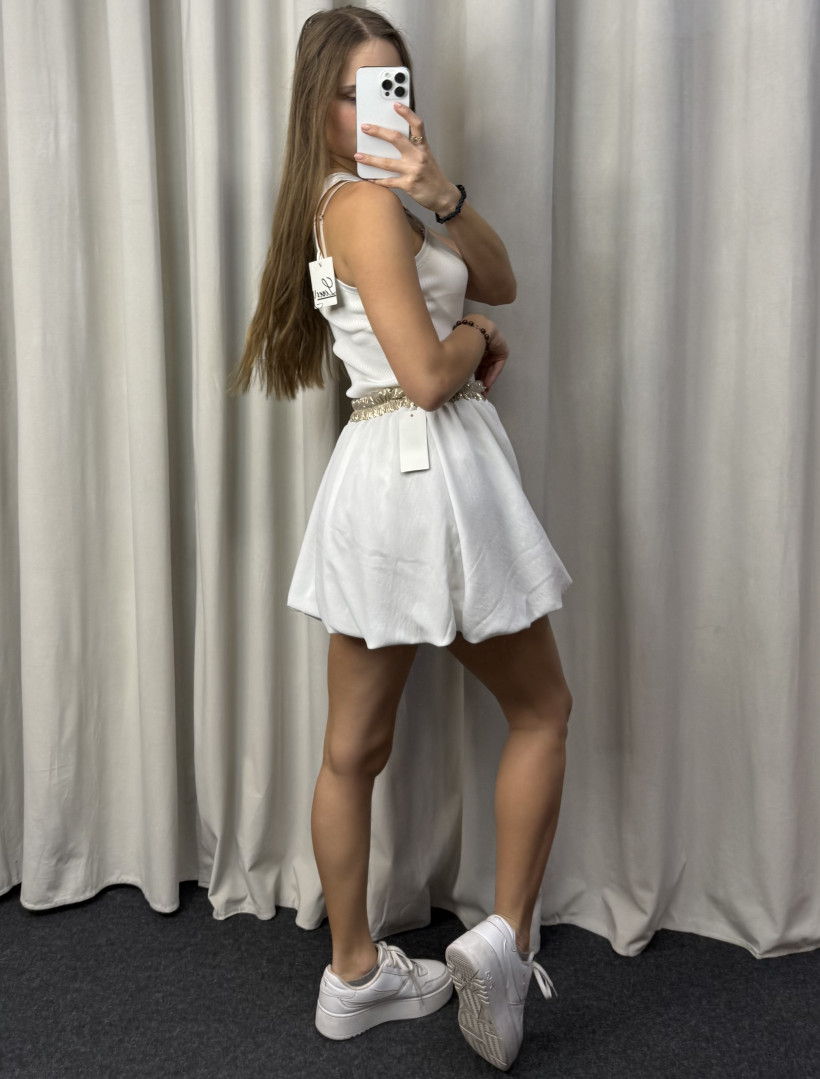 Spódniczka bombka biała