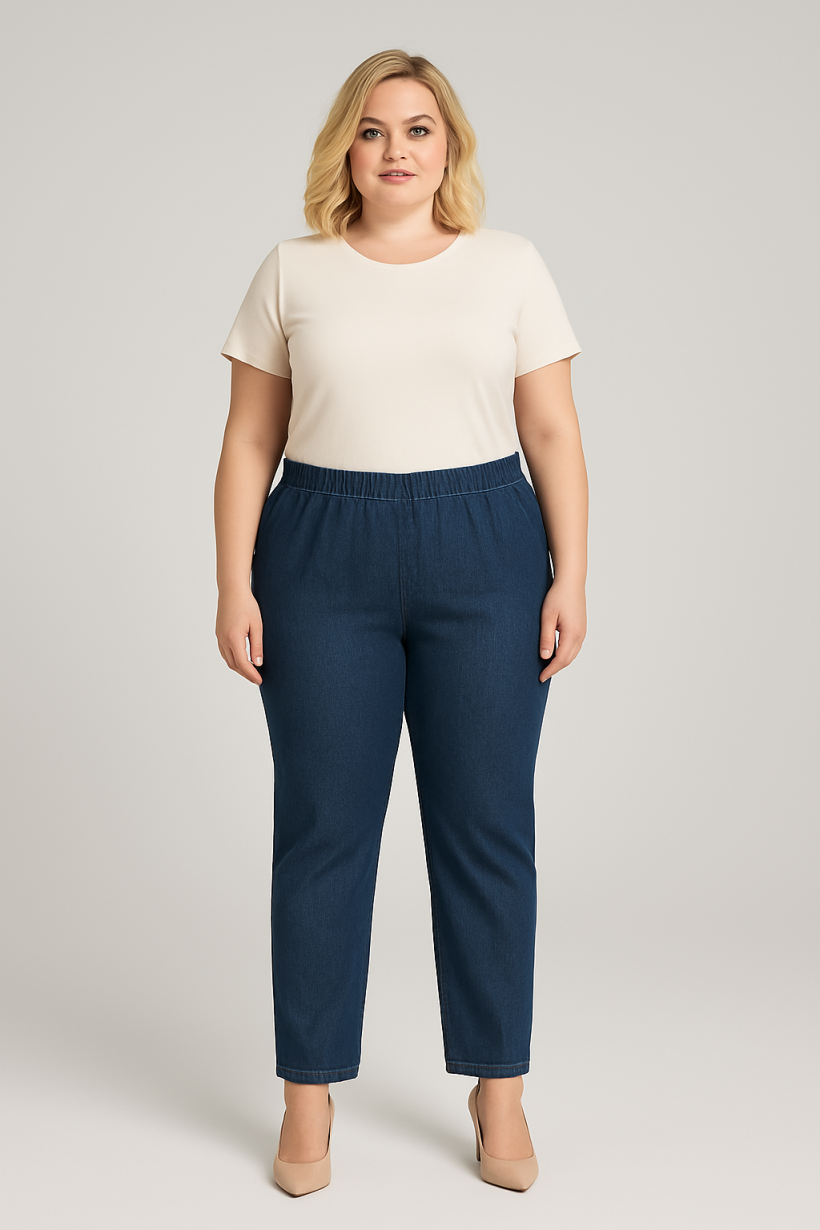 Spodnie imitacja jeans Plus Size 46-60