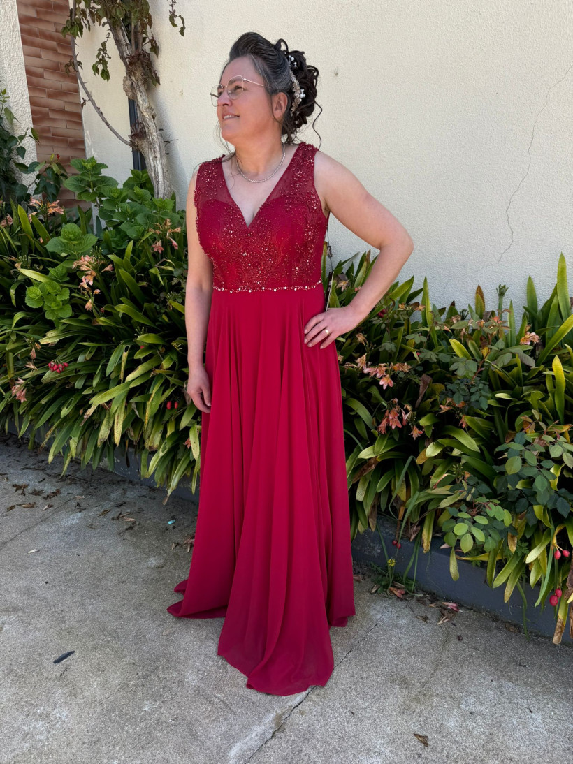 VESTIDO RENDA CORPETE V