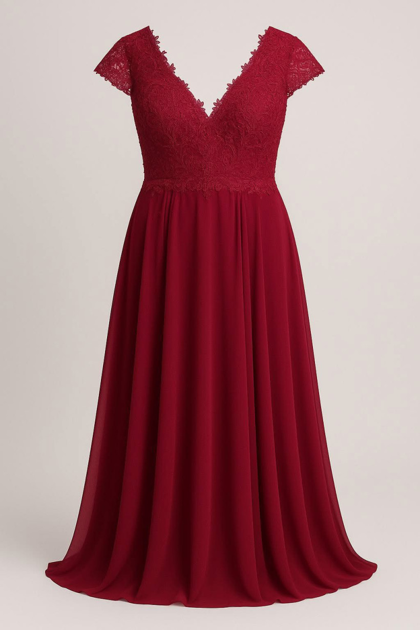 VESTIDO CORPETE RENDADO