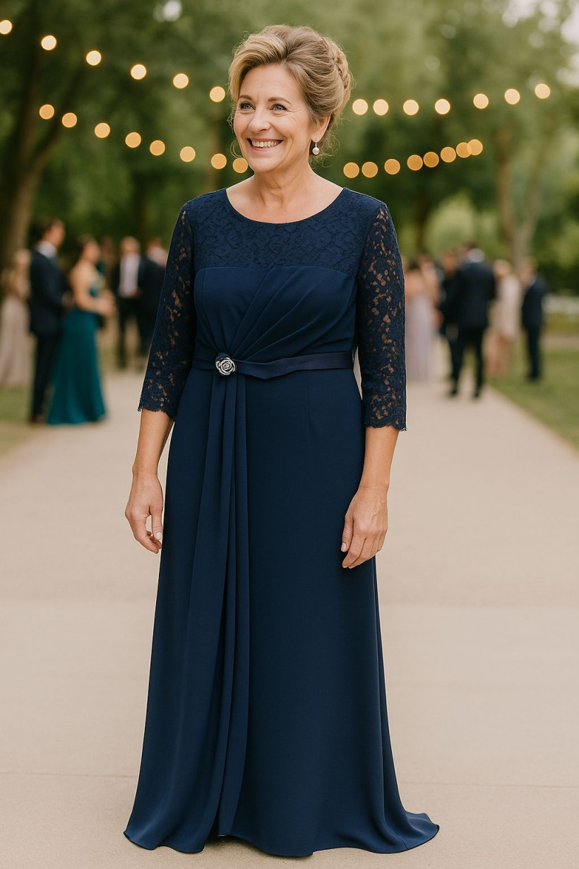 VESTIDO RENDA MEIO BRAÇO