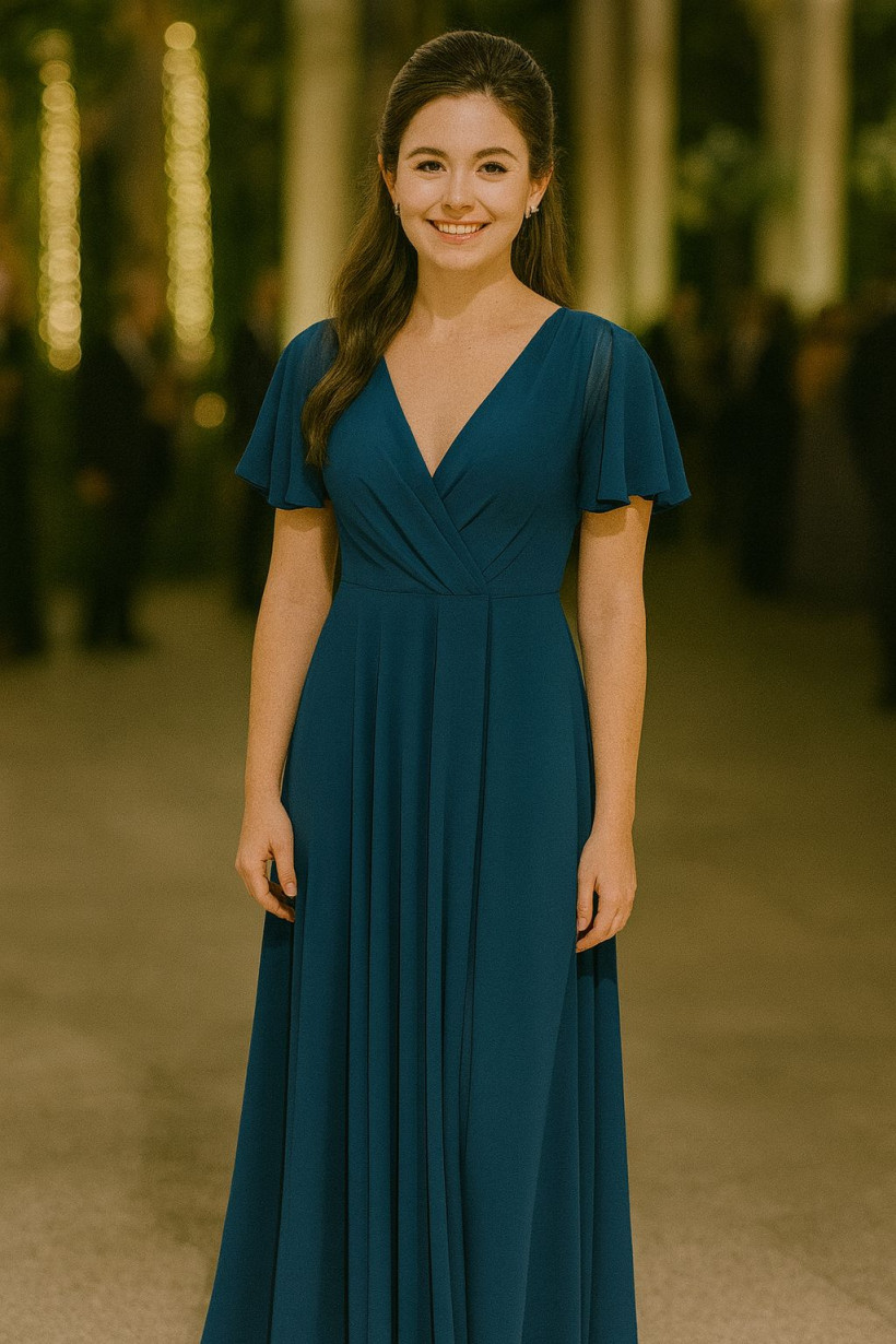 VESTIDO DECOTE CRUZADO