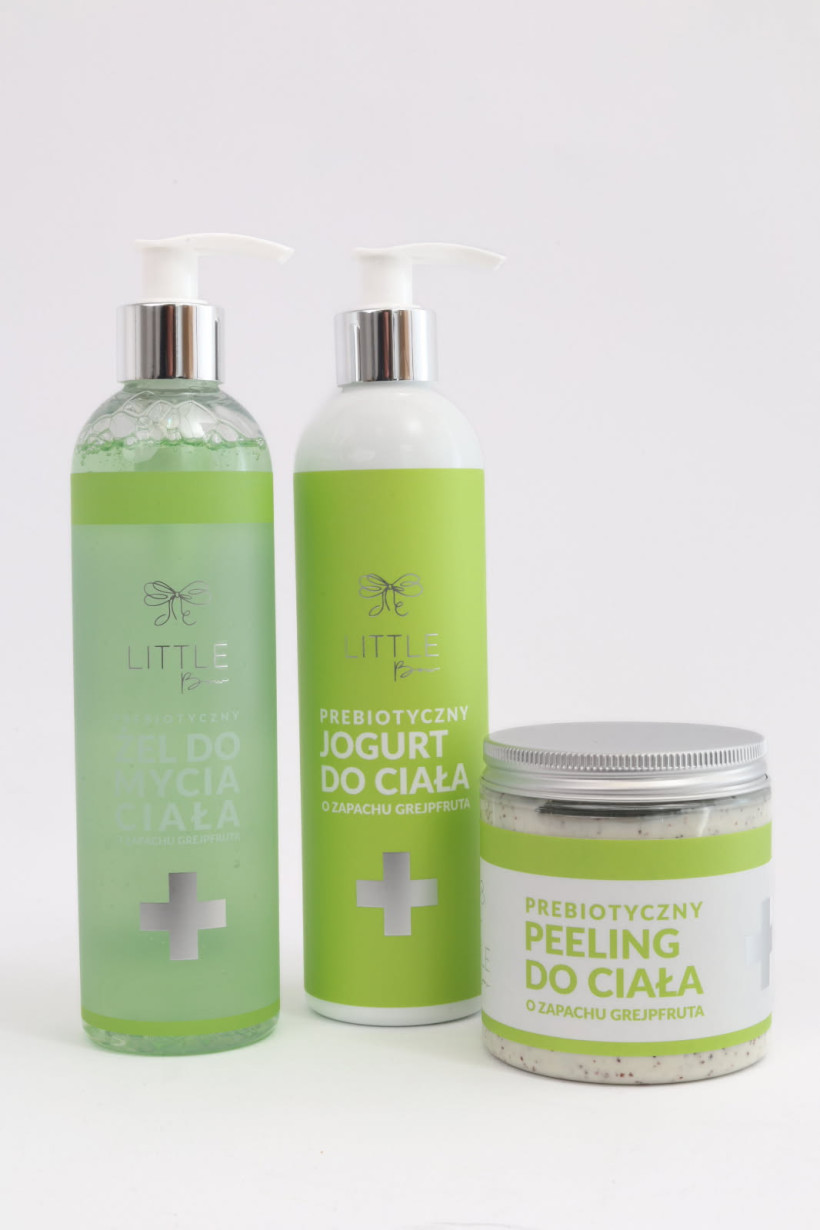 Zestaw prebiotyczny do ciała GREJPFRUT - TRĄDZIK