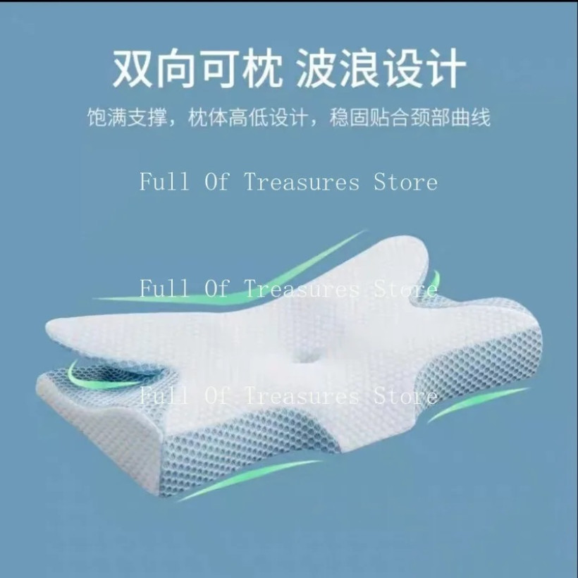 Poduszka z pianki z pamięcią kształtu Ergonomiczna ortopedyczna poduszka przeciwbólowa na szyję z boku pleców