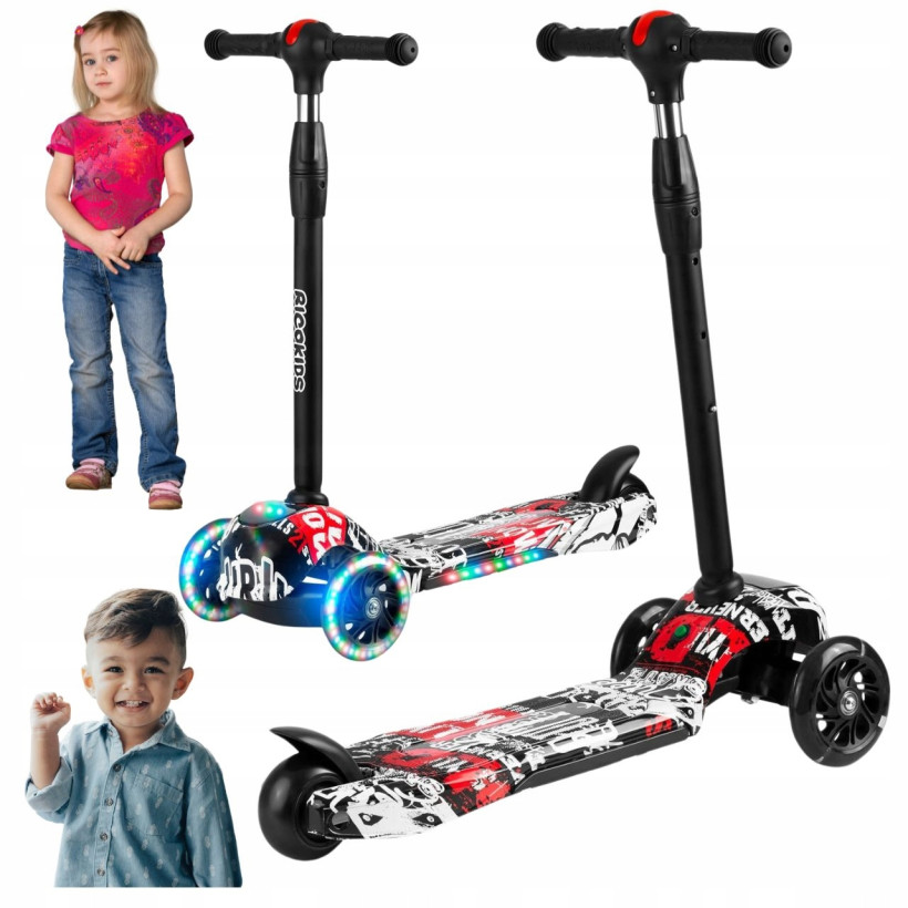 HULAJNOGA DLA CHŁOPCA DZIECI TRÓJKOŁOWA BALANSOWA LED DLA 2 3 4 LATKA