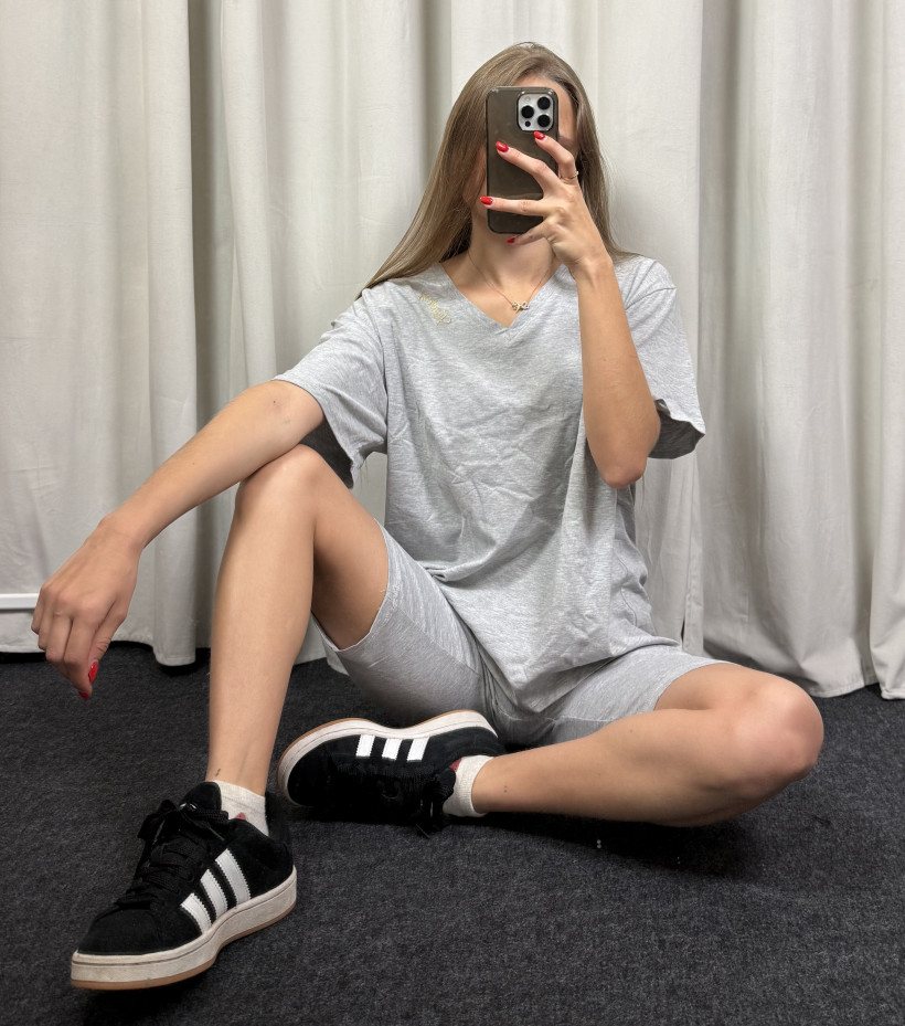 Komplet bawełniany Funday z kolarkami