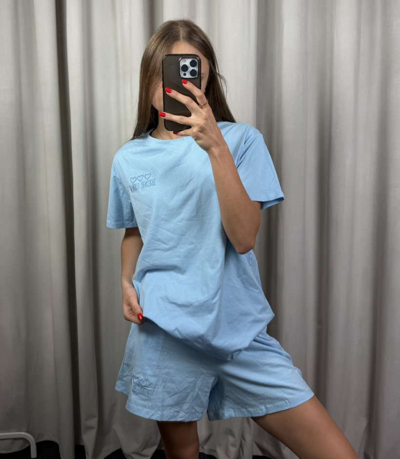 Komplet bawełniany Bene Shop ze spodenkami 