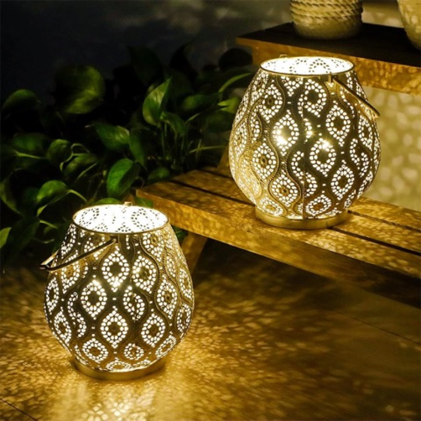 komplet 2 szt lampionów LED 
