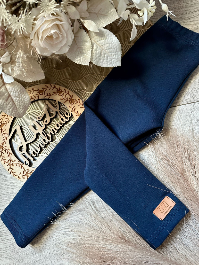 LEGINSY GRANATOWE DRESÓWKA ZUZI