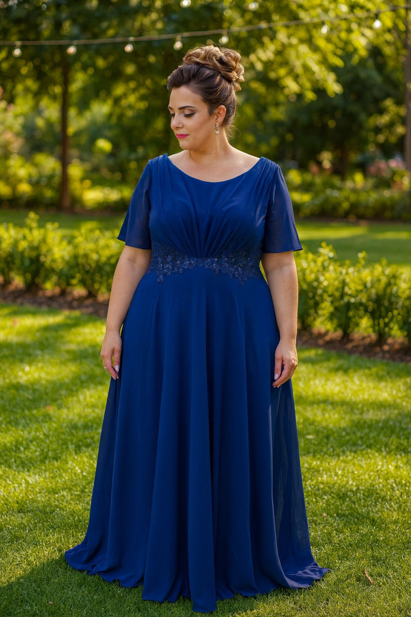 VESTIDO CINTURA BORDADA