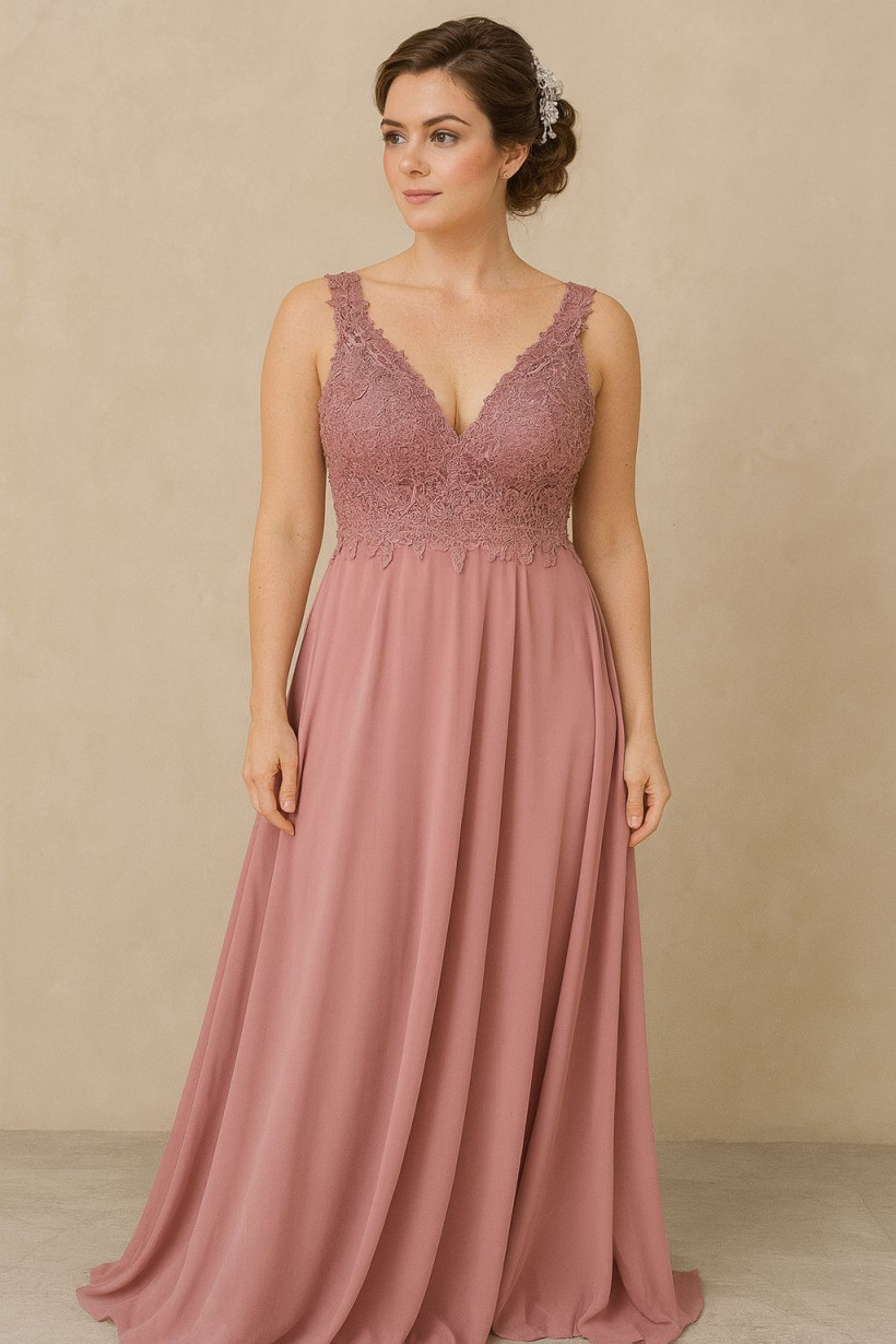 VESTIDO CORPETE RENDA