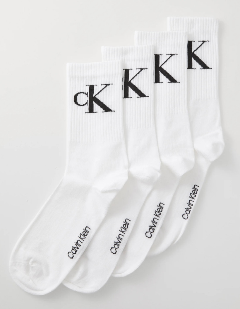 Skarpetki Calvin Klein białe 4pack 39/42