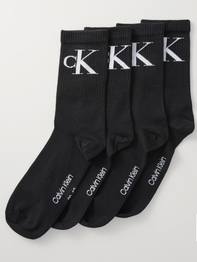 Skarpetki Calvin Klein czarne 4pack 39/42