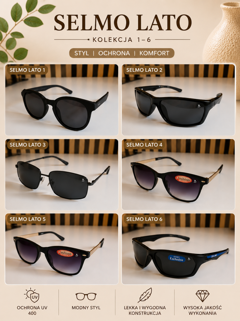 OKULARY PRZECIWSŁONECZNE MIX | DAMSKIE | MĘSKIE | UNISEX