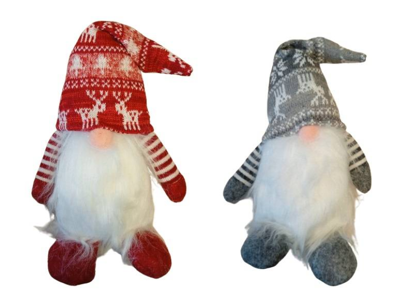 Uroczy skrzat świąteczny 25 cm – idealna dekoracja na Boże Narodzenie