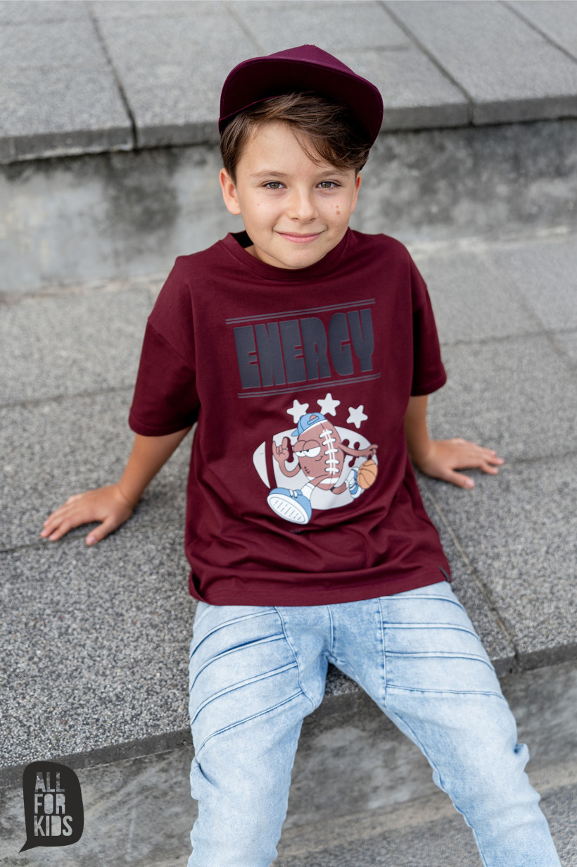 BORDOWY T-SHIRT ENERGY AFK  