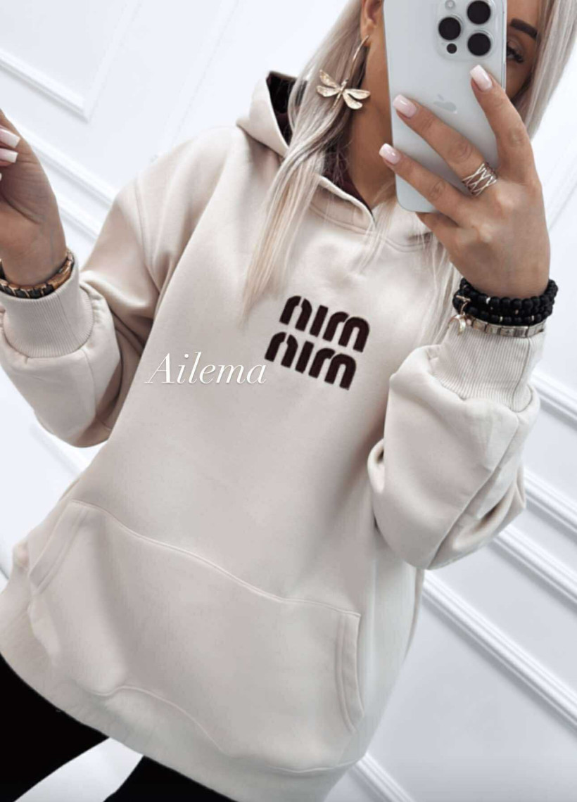 Bluza ITAIMASKA L7023 napis minmin