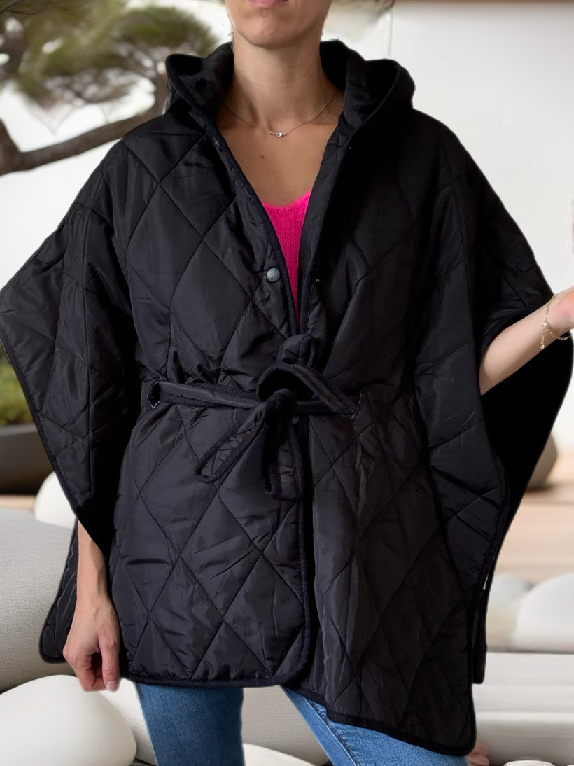 CAPE PONCHO MATELASSE TU 36-48