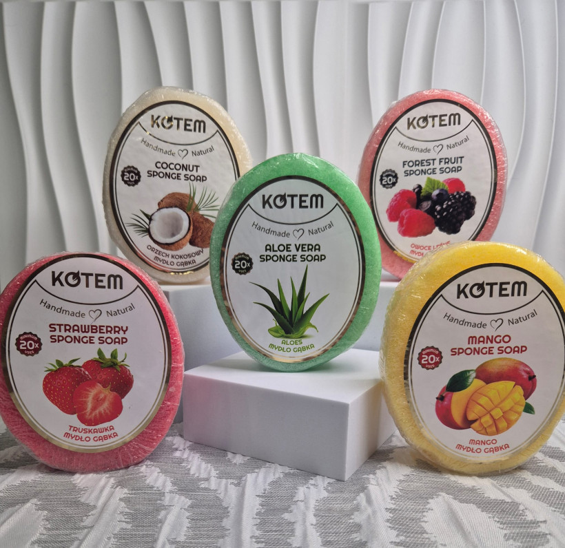 Tureckie mydełko w gąbce