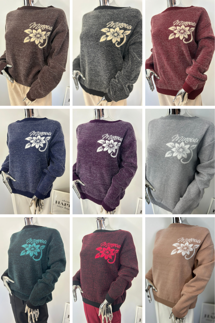 Bluza z kwiatem