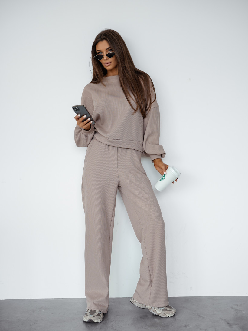 Komplet dwuczęściowy Wafelkowy Lara