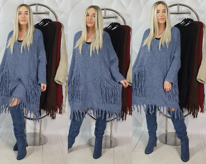 SWETER AMREN   FRĘDZLE 22683 SWC/D