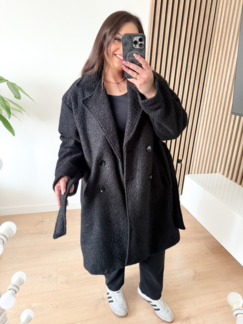 Płaszczyk BARANEK czarny 