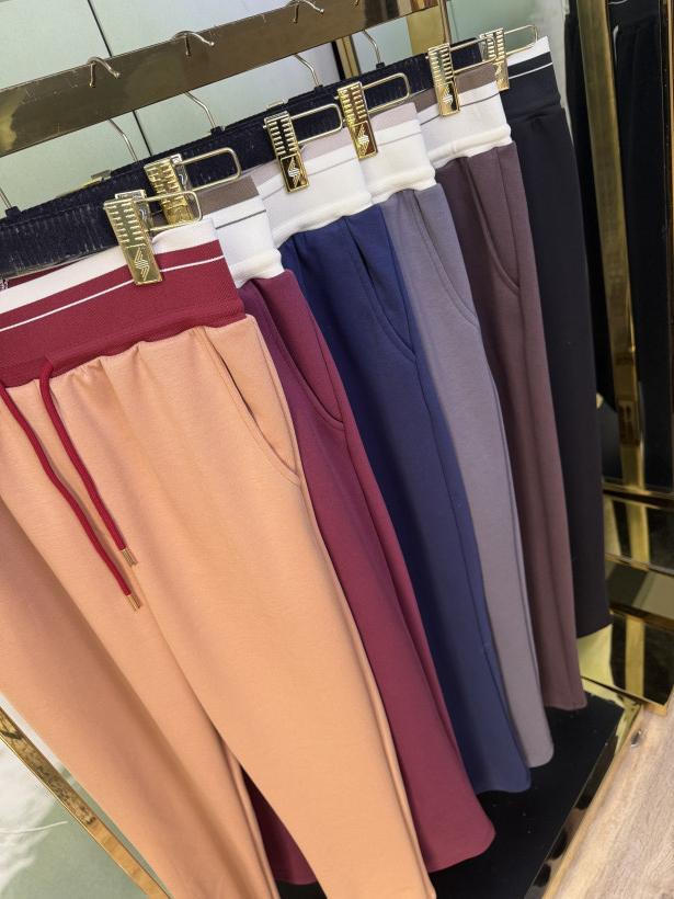 Spodnie ‚Ala’  Balony (masełko) z szeroką gumą w pasie Minouu