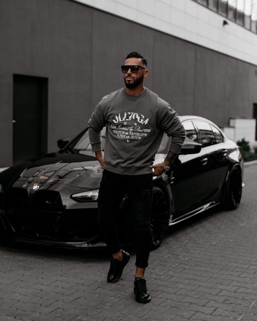 bluza męska VIROUS grafit