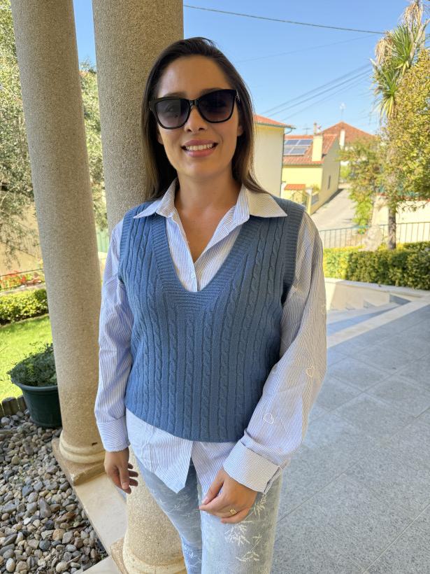 COLETE MALHA TRICOTADO