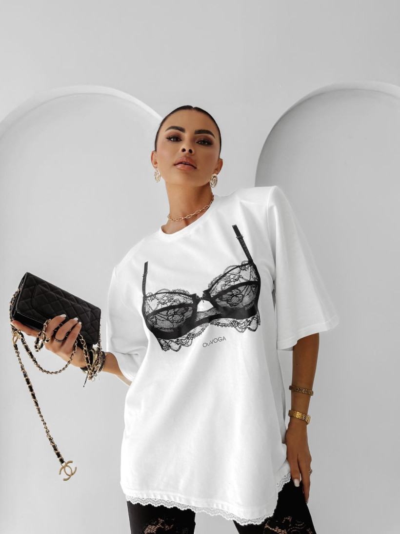 t-shirt BRA ecru