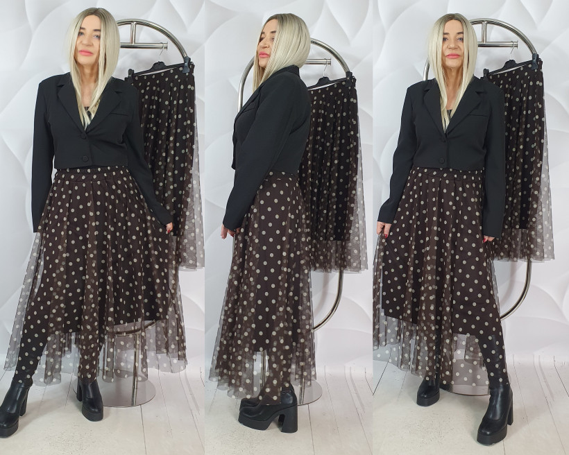 SPÓDNICA GROCHY ZOLEANA 3934 RB11