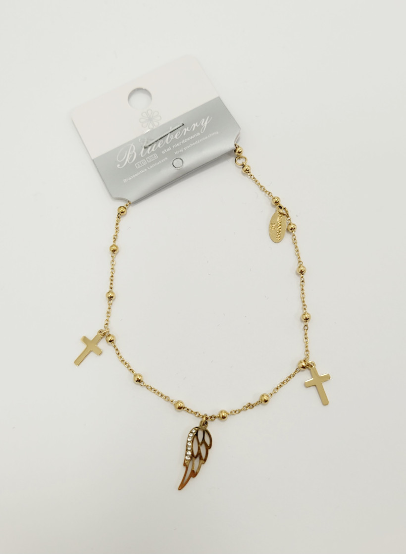 Bransoletka kk366 ze skrzydełkiem