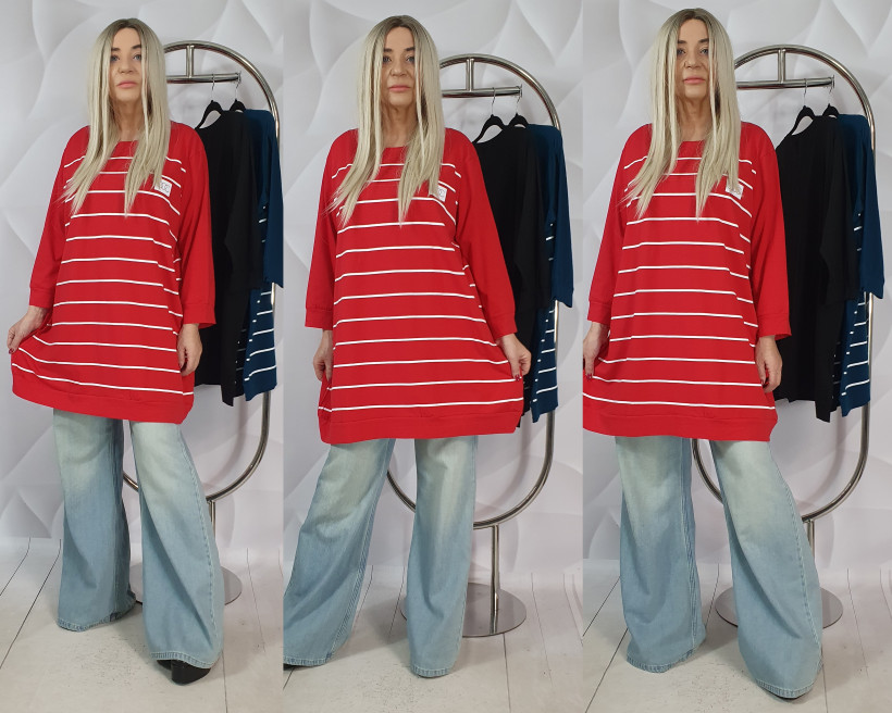 BLUZA SARDIS  3573 GK5 PASKI   %promocja dnia 