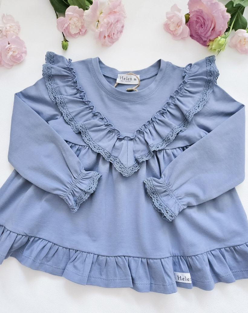 TUNIKA V Z KORONKĄ JEANS HELEN