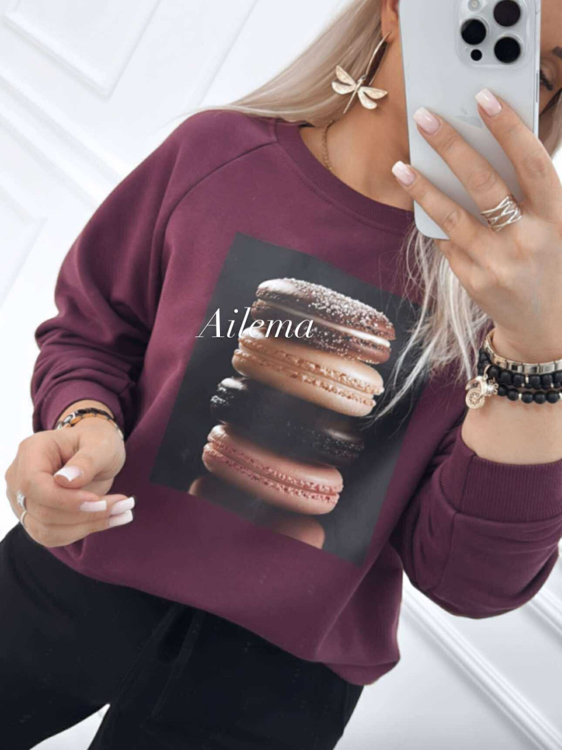 Bluza Bocca kk398 makaroniki, długi rękaw