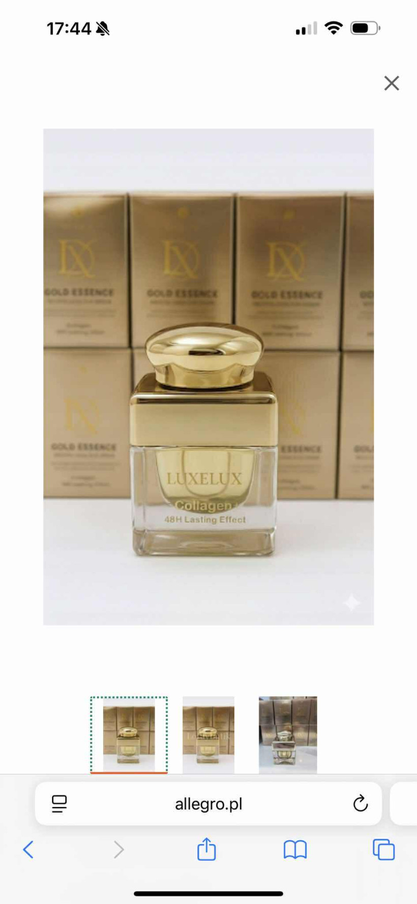 Krem przeciwzmarszczkowy kk432 z kolagenem 50g gold essence