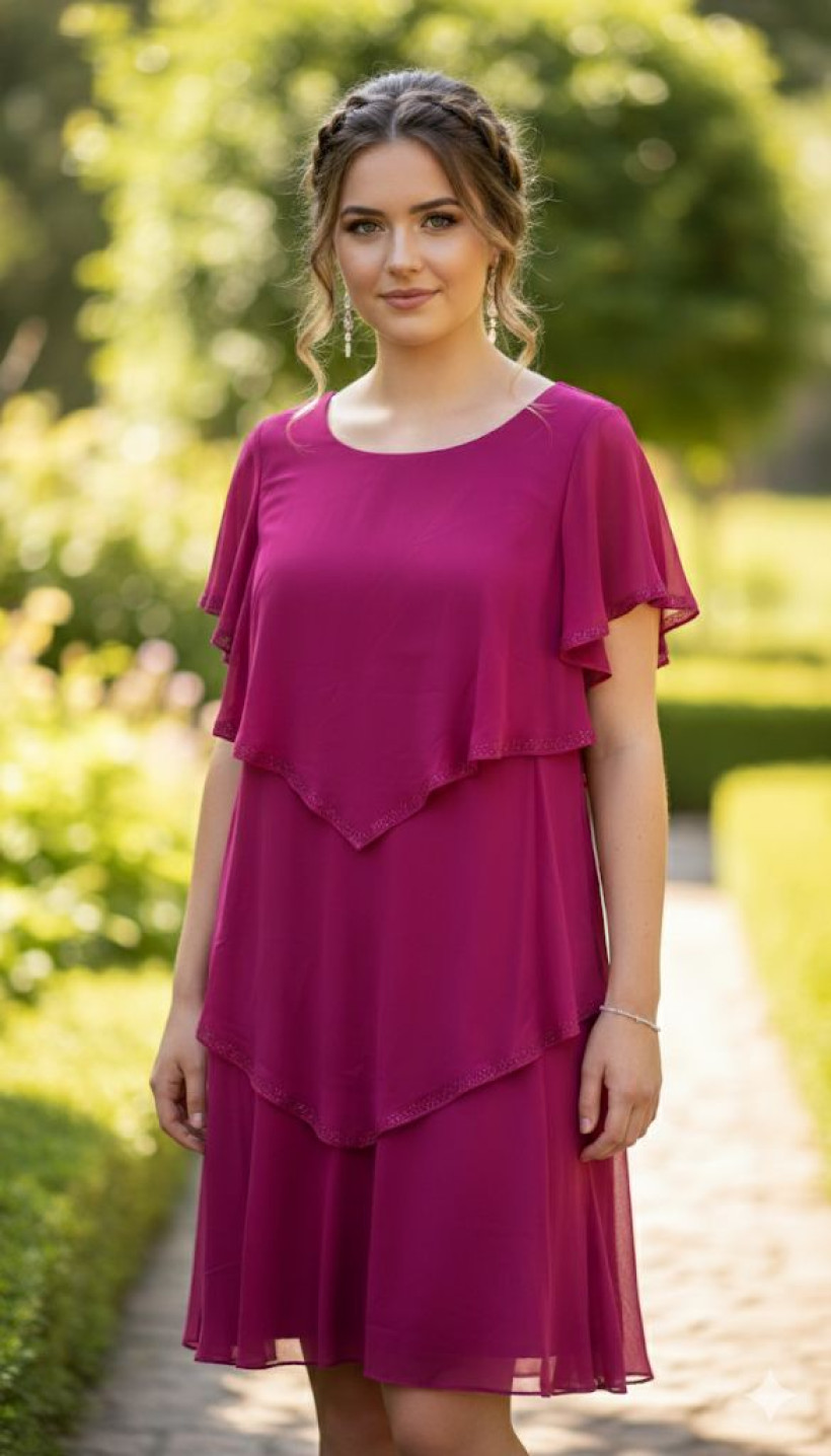 VESTIDO CORTE EM CAMADAS