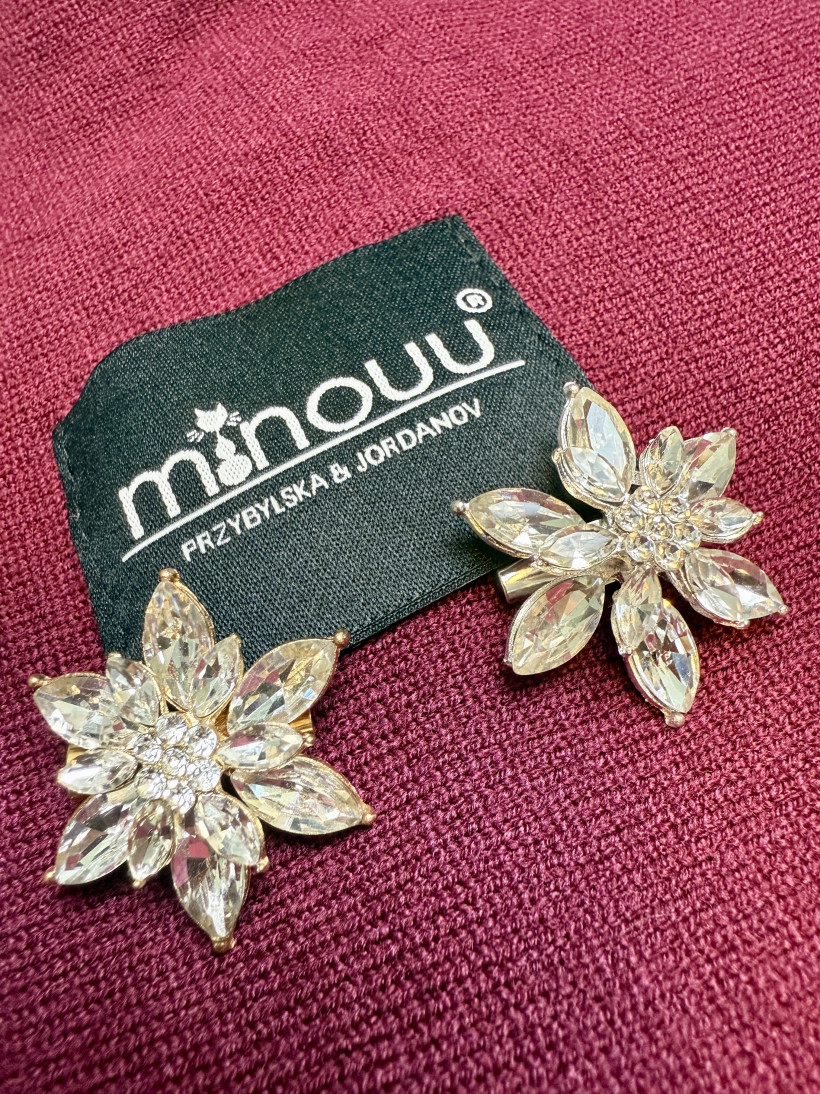 Mini broszka gwiazdka kwiat (Minouu) 