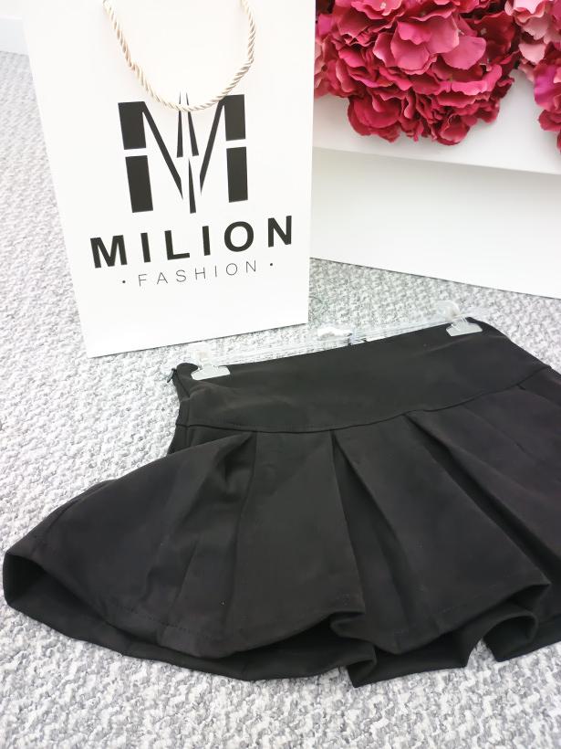 Spódniczko spodenki zamsz czarna WYPRZEDAŻ 