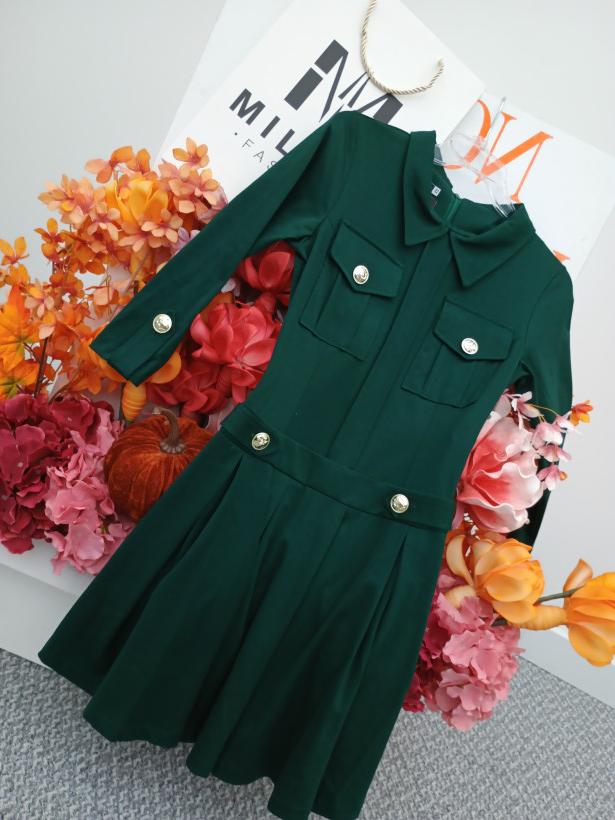 Sukienka Millagro zielona xs WYPRZEDAŻ