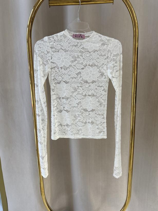 LA MILLA BLUZKA KORONKA ŚMIETANKA 