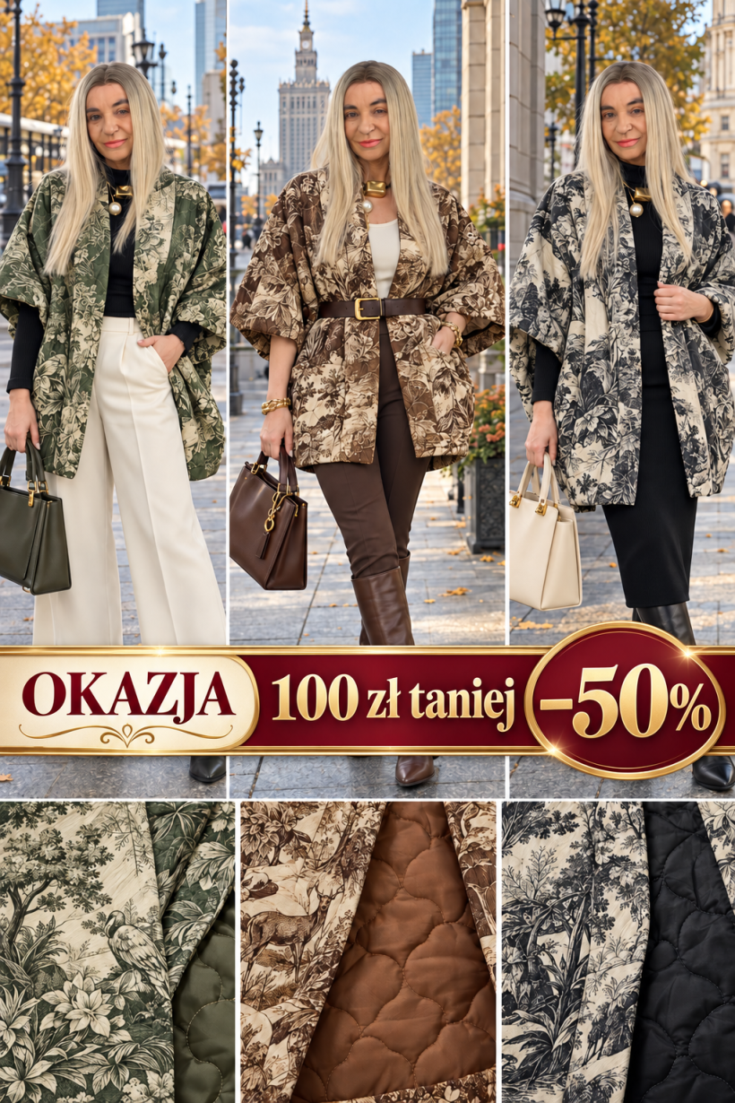KURTKA/ PONCZO/NARZUTA  ZIGGY 2585 SK14  9912 %%WYPRZEDAŻ