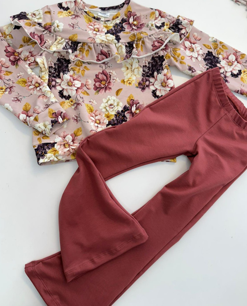 BLUZA JESIENNE KWIATY MAKBA