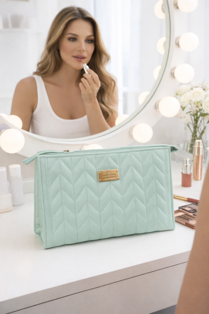 KOSMETYCZKA BLASZKA ZŁOTA