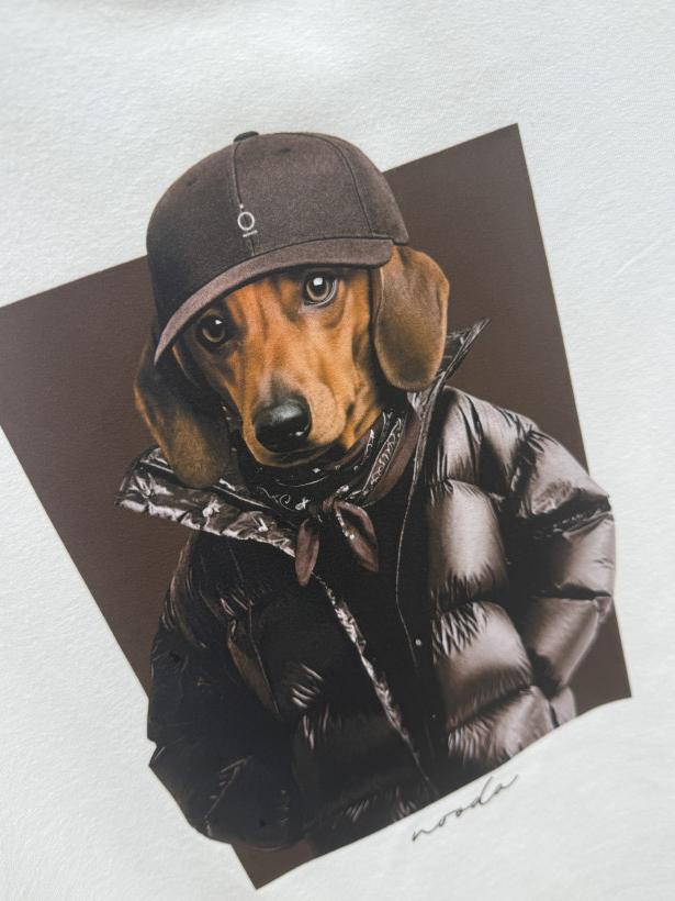 T-shirt Jamnik w kurteczce NOODA 